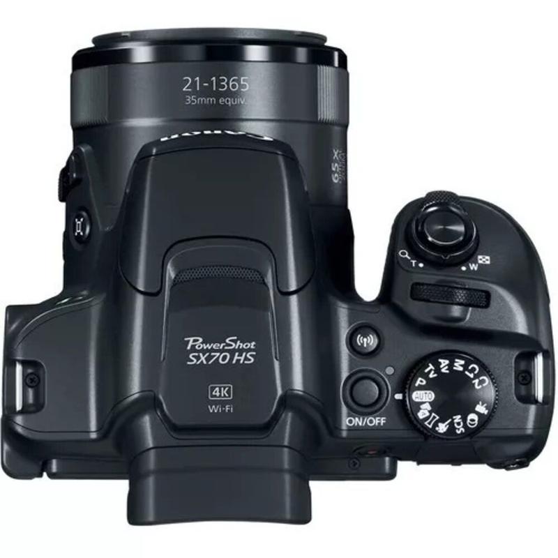 美品 Canon PowerShot SX70 HS Canon PowerShot SX SX70 HS compacta avançada cor preto - Câmera